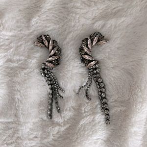 Anton Heunis｜Swaroski crystal-embellished drop earings